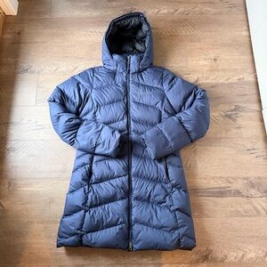 Marmot Women's Down Navy Puffer Coat
